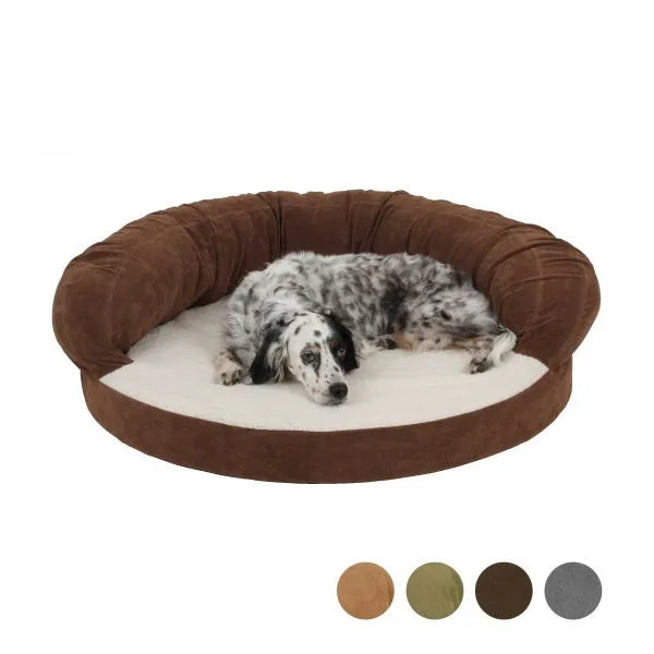 Orthopedic Supportive Sleeper Bolster Dog Bed