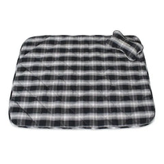 Pendleton Charcoal Ombre Plaid Pet Throw + Bone Toy Gift Set