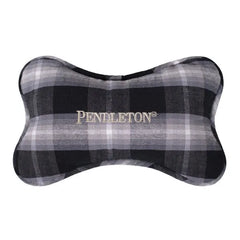 Pendleton Charcoal Ombre Plaid Pet Throw + Bone Toy Gift Set