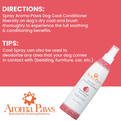 4.5 Oz. Dog Coat Spray Pomegranate Cucumber