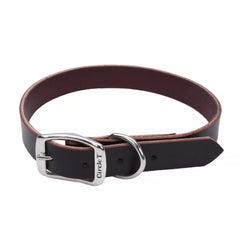 Circle T Latigo Leather Town Dog Collar