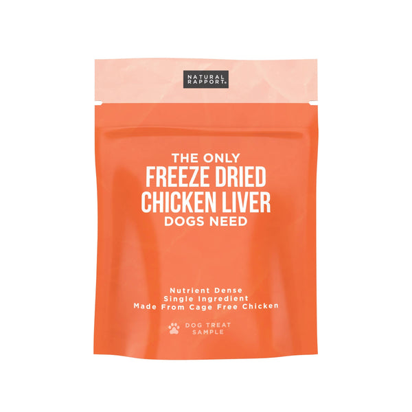 The Only Freeze Dried Chicken Liver Dogs Need