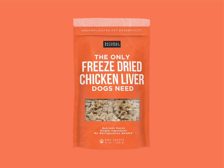 The Only Freeze Dried Chicken Liver Dogs Need