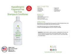 2-in-1 Hypoallergenic Fragrance+Tear Free Shampoo/Conditionr