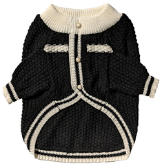 COSMO Classic Cardigan Sweater Black