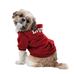 FASHION PET Love That Hoodie Red