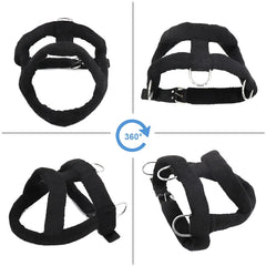 "Adjustable Weight Pulling Training Harness with Leash - Ideal for Medium and Large Working Dogs, - Durable Harness Vest"