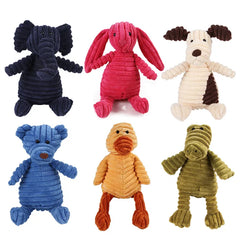 "Adorable and Durable: Animal-Shaped Plush Dog Toys – Squeaky, Chew-Resistant, and Perfect for Small to Large Pups. Elevate Your Pets' Playtime with Quality Accessories!"