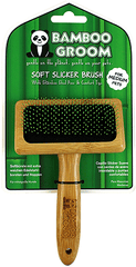 ALCOTT Bamboo Groom Soft Slicker Brush L