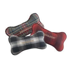 Pendleton Plaid Bone Dog Toy