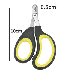 "Stainless Steel Pet Nail Clipper Cutter: Professional Grooming Scissors for Cats and Dogs - Precision Claw Care and Nail Trimming Supplies for Dogs"