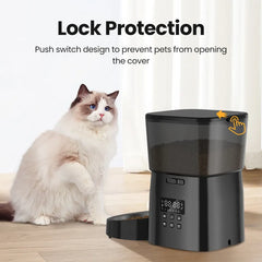 ROJECO Automatic Pet Feeder with Button Version