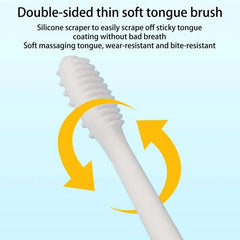 "Healthy Smiles Start Here: Pet Toothbrush Cleaning Kit – 2 Dual-Use Soft Brushes for Effective Dental Hygiene in Dogs and Cats. Prioritize Your Pet's Oral Health!"