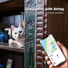 "Introducing the New Silicone Anti-Lost Pet Cat Collar designed specifically for the Apple Airtag Protective Tracker."