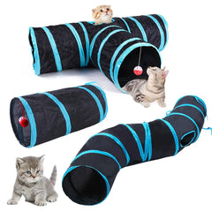 "Wide Variety of Foldable Cat Tunnels - Interactive Toys for Pet Self-Entertainment"