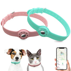 "Introducing the New Silicone Anti-Lost Pet Cat Collar designed specifically for the Apple Airtag Protective Tracker."