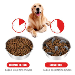 "Introducing our Pet Anti-Choke Dog Spiral Slow Feeder, a thoughtful dish insert with a suction cup for non-slip convenience. Designed to prevent gulping, this feeder helps pets eat slowly, reducing the risk of choking and preventing obesity."