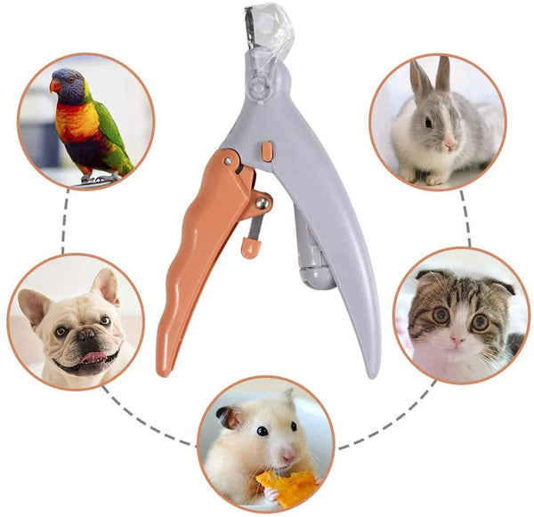 "Professional Pet Nail Clipper with LED Light: Grooming Tool for Dogs and Cats - Precision Scissors for Trimming Nails, Toes, and Claws - Essential Pet Supplies"