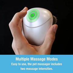 "Revitalize Your Pet's Well-being with Our Rechargeable 96-Massage Contact Head Massager – Ultimate Relaxation for Cats and Dogs!"