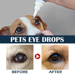 "Clearer Eyes, Happier Pets: Eye Care Drops for Dogs and Kittens - Effectively Removes Tear Stains, Relieves Itching, and Provides Deep Cleaning. Say Goodbye to Fatigue with Our Specialized Liquid Pet Eye Care Solution."