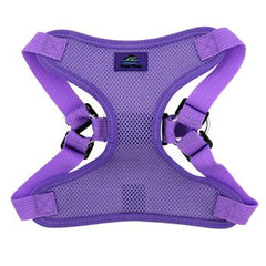 "Wrap and Snap Choke-Free Dog Harness by Doggie Design - Paisley Purple"