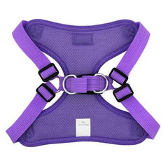 "Wrap and Snap Choke-Free Dog Harness by Doggie Design - Paisley Purple"