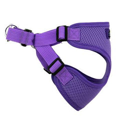 "Wrap and Snap Choke-Free Dog Harness by Doggie Design - Paisley Purple"