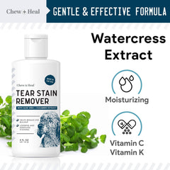 Tear Stain Remover for Dogs & Cats| Chew + Heal