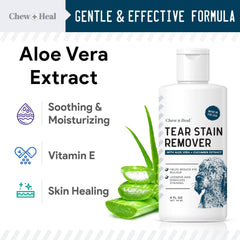 Tear Stain Remover for Dogs & Cats| Chew + Heal