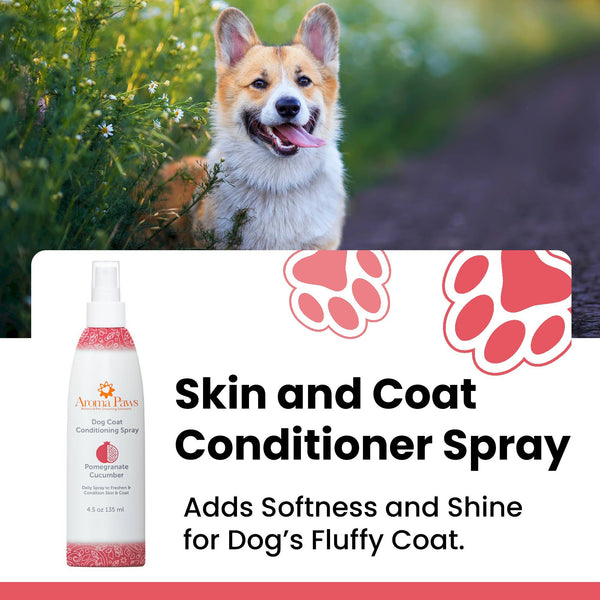 4.5 Oz. Dog Coat Spray Pomegranate Cucumber