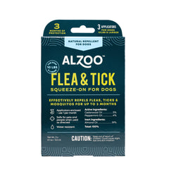 ALZOO™ Plant-Based Flea & Tick Repellent Squeeze-On for Dogs