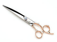 "Curved Elegance: Dirty Dog Rose Curve Shear – Achieve Professional Grooming Excellence for Your Pet's Distinctive Style."