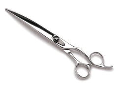 "Sophisticated Grooming: Dirty Dog Silver Curve Shear – Elevate Pet Styling with Precision and Sleek Design."