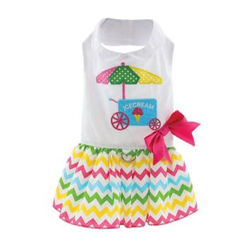 Ice Cream Cart Dress with Matching Leash