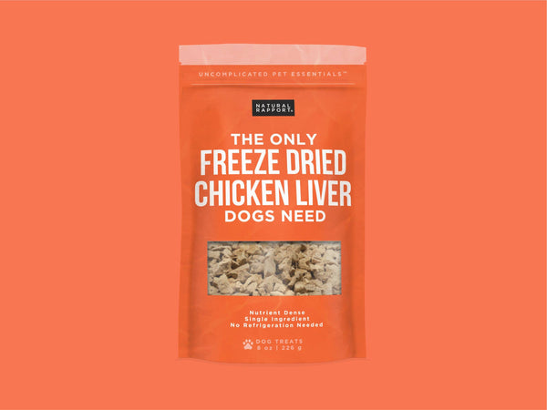 The Only Freeze Dried Chicken Liver Dogs Need