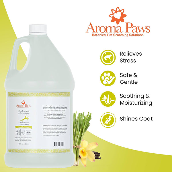 Gallon Shampoo Lemongrass Vanilla Bean