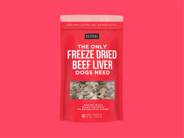 The Only Freeze Dried Beef Liver Dogs Need