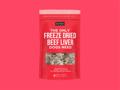 The Only Freeze Dried Beef Liver Dogs Need